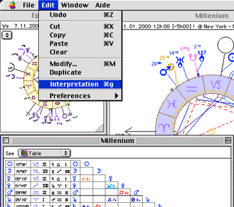AstroQuick Astrology software screen