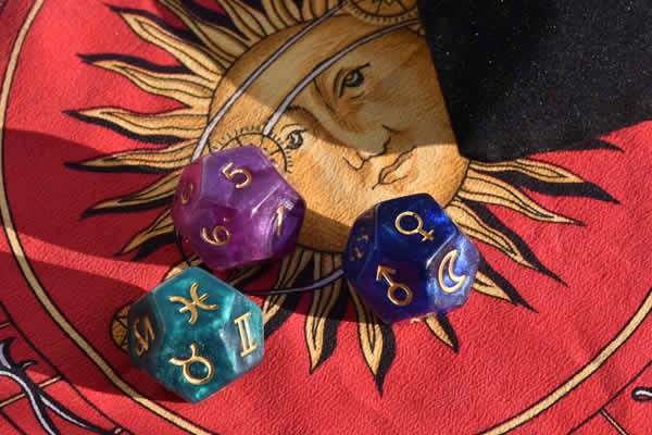 jeu de dés astrologiques