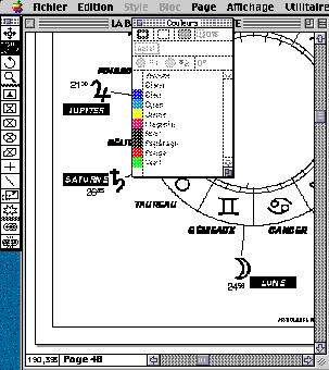 Des graphiques directement utilisables pour la mise en page  l'astrologue a votre service