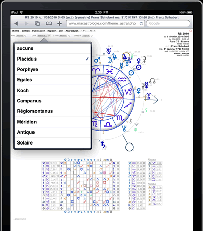 carte du ciel ipad ipod