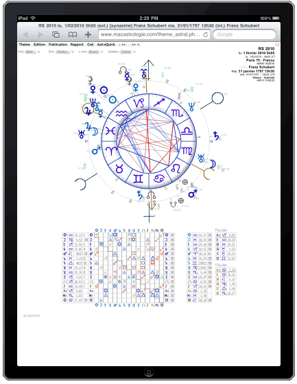 ipad astrologie astroquick