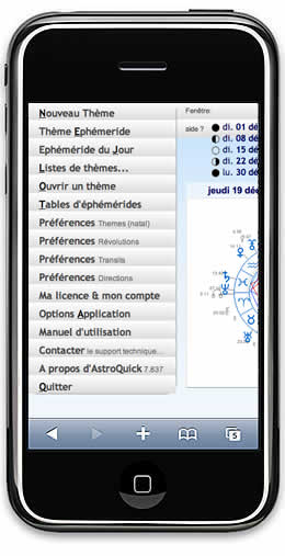 logiciel astrologie iphone eco