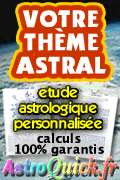 Theme astral de naissance Etudes astrologiques AstroQuick