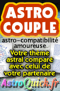 Astro-compatibilité Synastrie AstroQuick