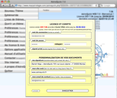 licence compte fenetre