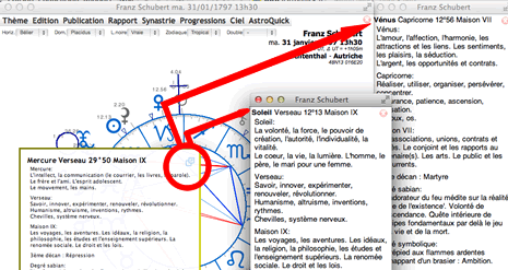 multifenetre degres interpretation astrologique