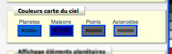preferences couleurs de la carte du ciel