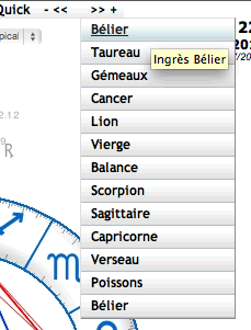 theme astral ingres signe zodiacal