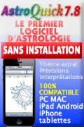 Logiciel d'Astrologie AstroQuick Mac PC WEB...