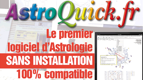 AstroQuick Web logiciel d'astrologie 100% compatible