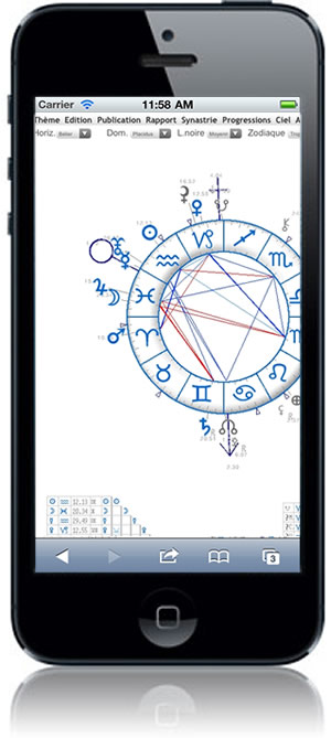 logiciel astrologie iphone