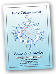 Theme astral de naissance